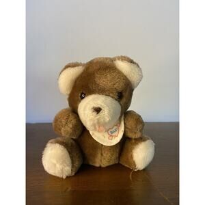 Vintage AMTOY 1980 American Greetings Baby Soft Touch Plush Bear
